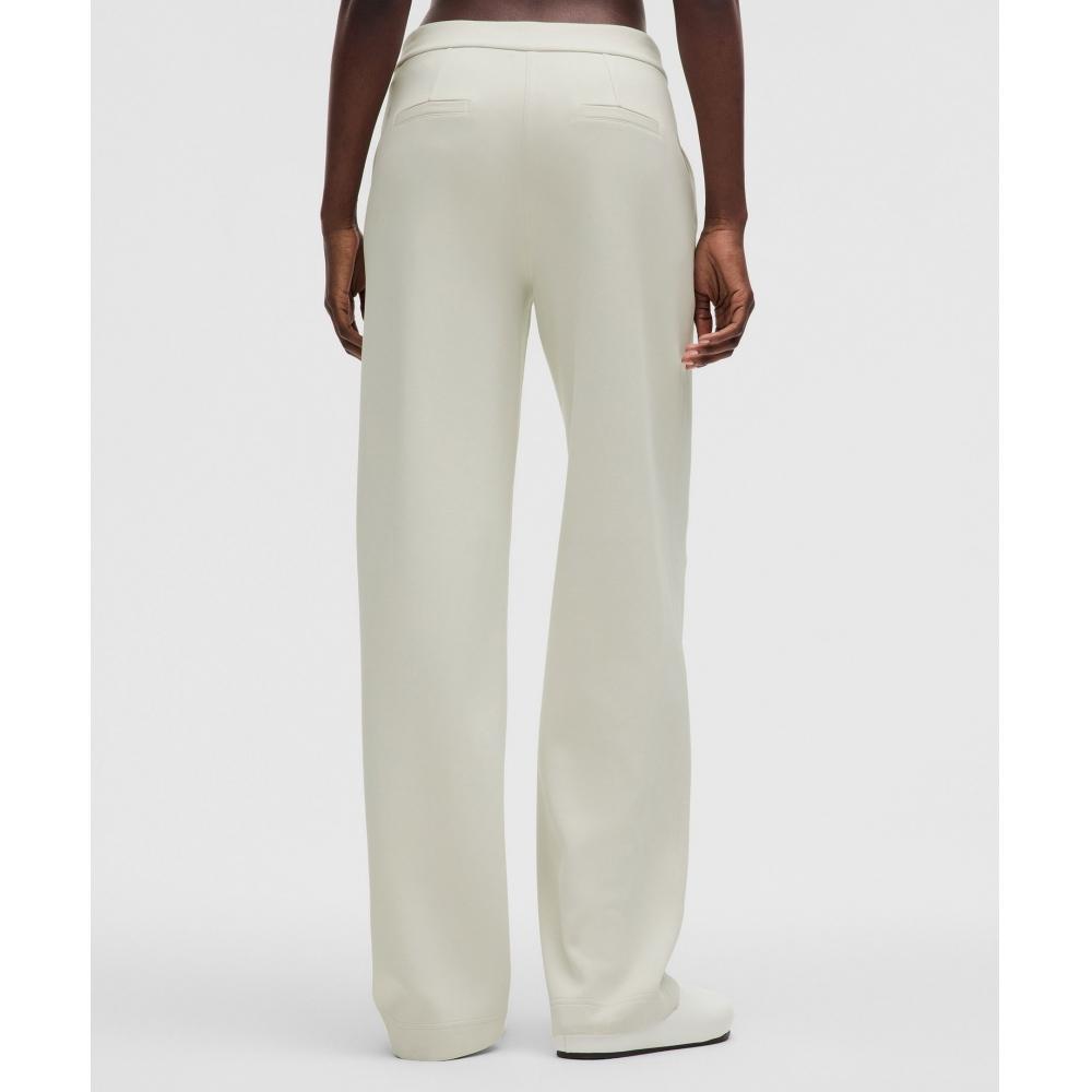 Lululemon Softstreme Pintuck Mid Rise Pant  Regular Bone
