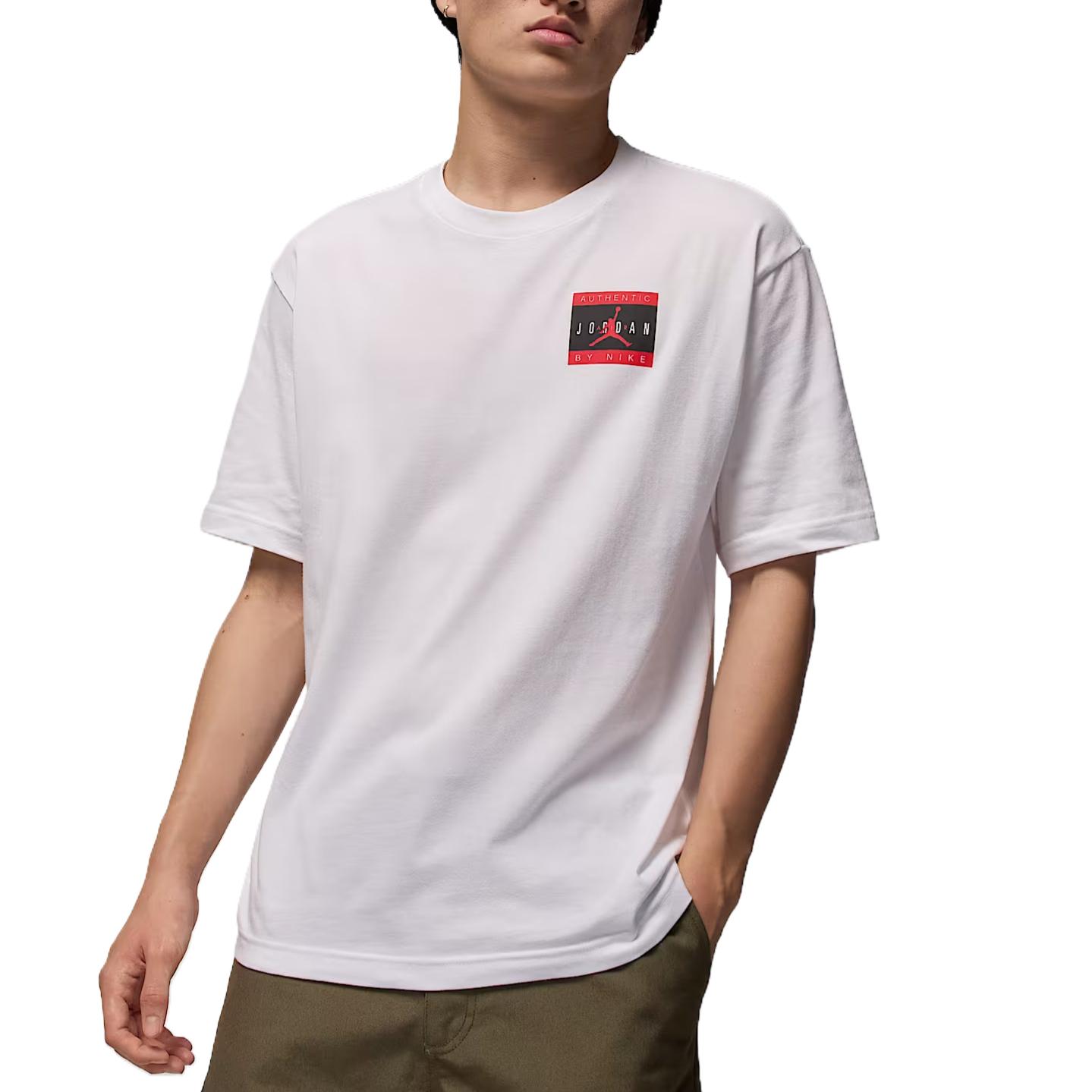 

Jordan Comfortable Versatile Fashionable Trendy Fitted Drop Shoulder Short Sleeve T-Shirt Men tops IF5619-100 XS