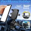 Car Phone Holder 360/180° Rotating Multi-function Instrument Cluster Phone Holder Foldable Rearview Mirror Navigation Bracket