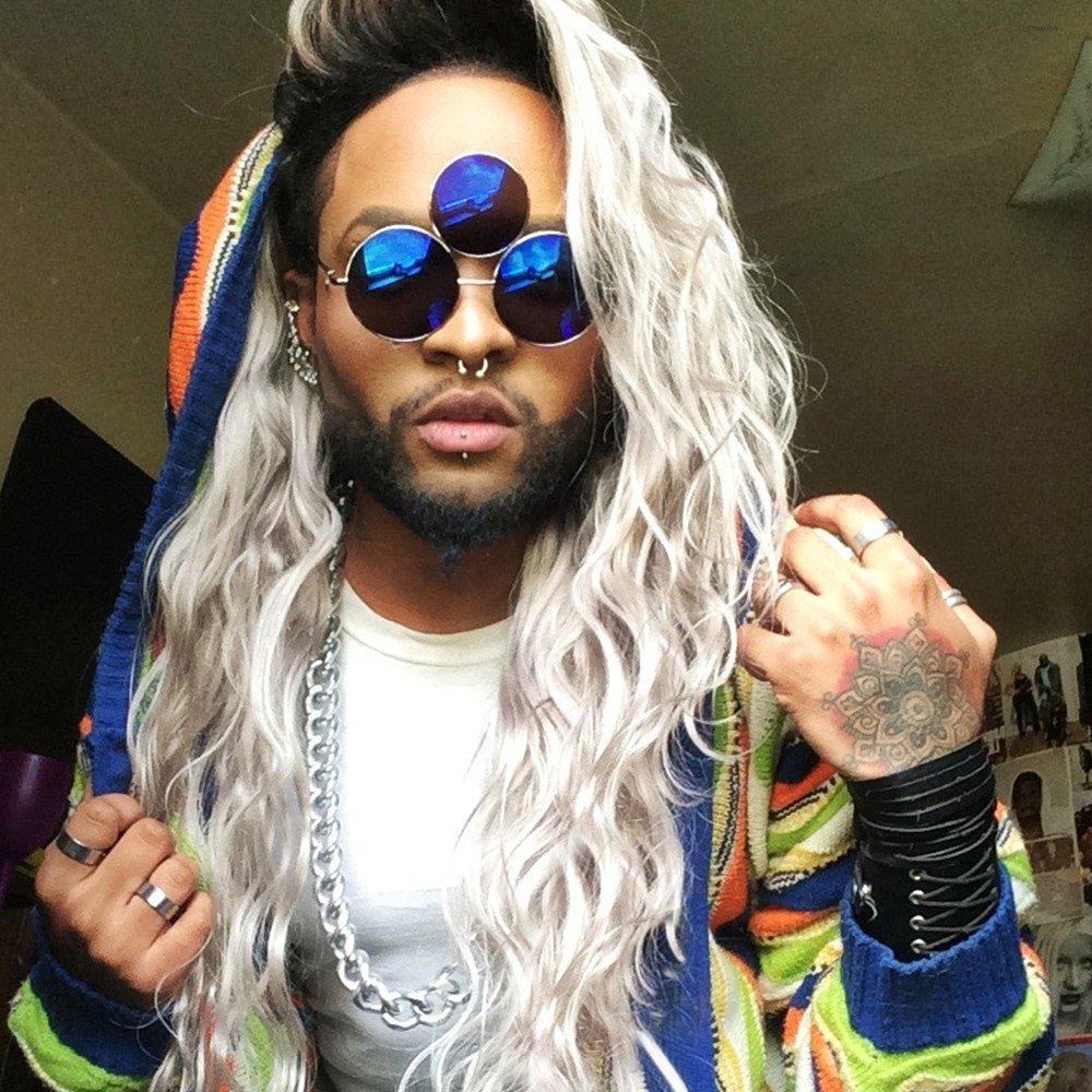 Plurfect Light Third Eye Sunglasses with Reflective Mirrored Dark Blue Lenses