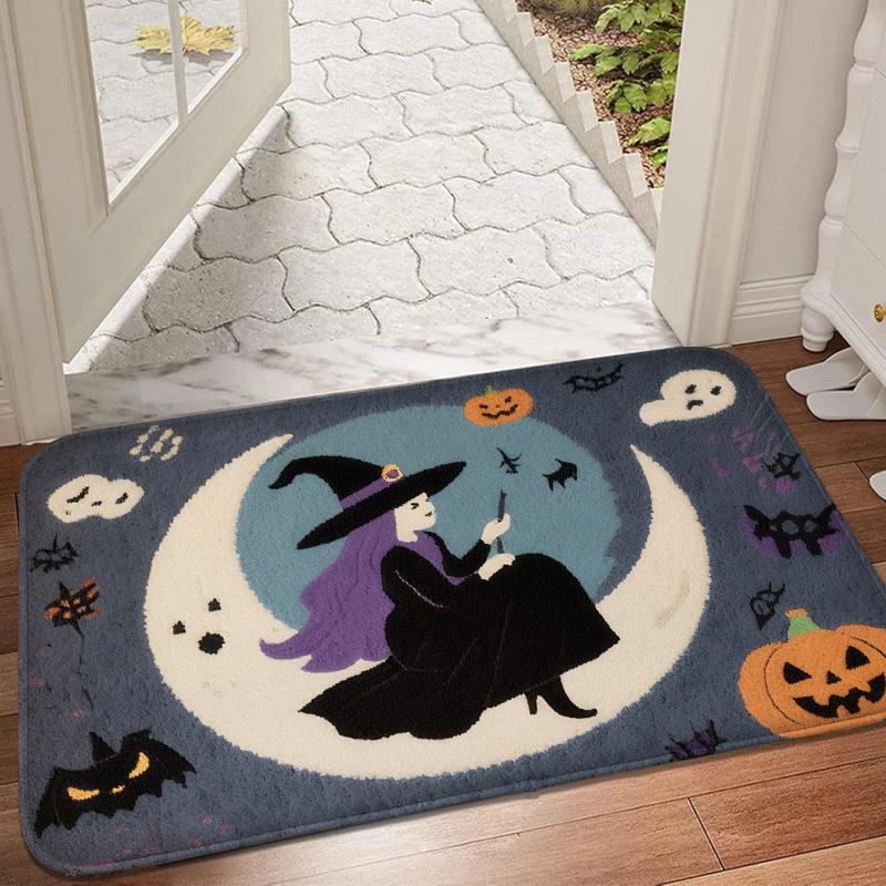 

Фланелевый коврик с принтом, противоскользящий коврик для дома, маленький коврик для умывальника, впитывающий коврик для ног, придверный коврик, мягкий и удобный 40X60CM