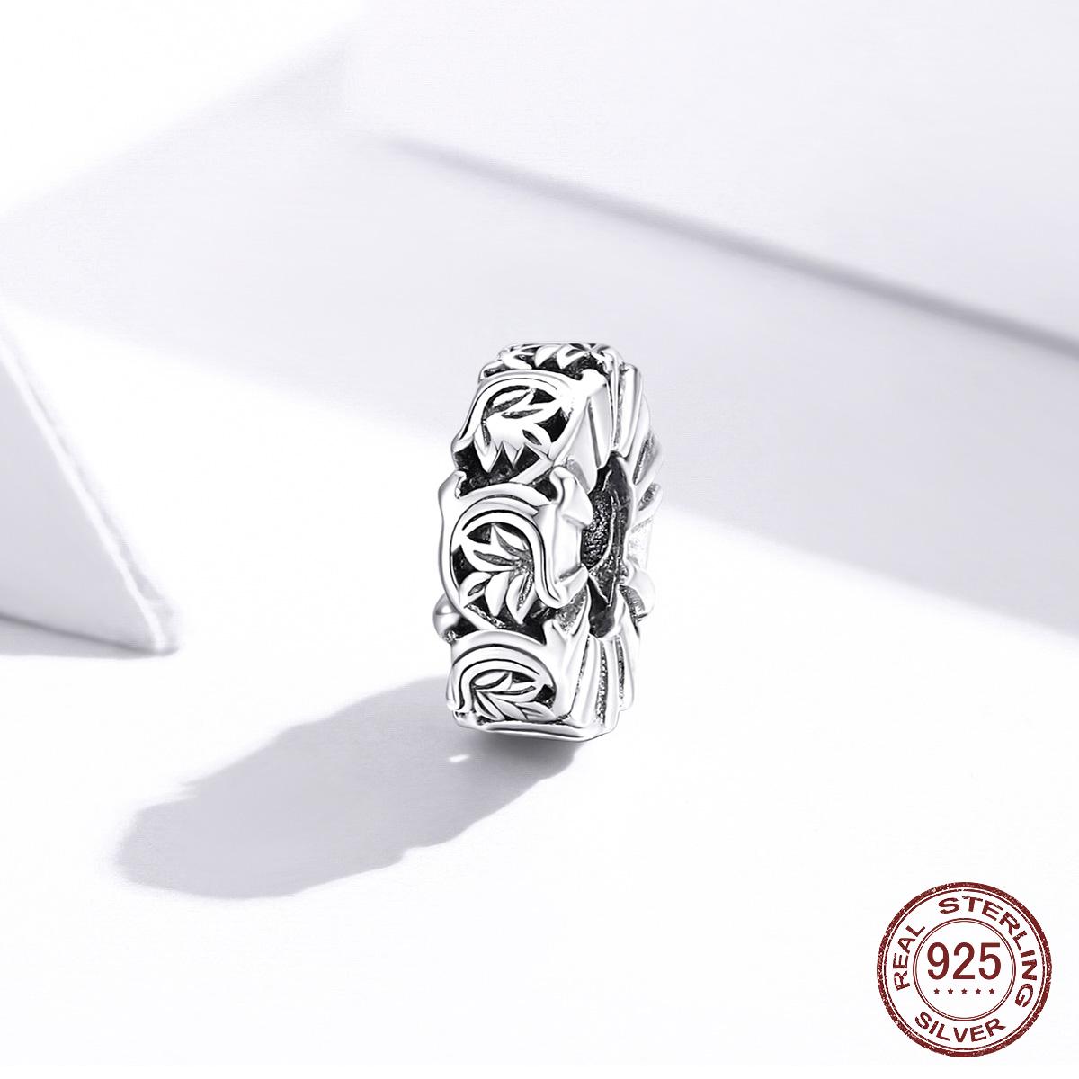 

925 стерлингового серебра винтаж виноградные лозы шарм для оригинального роскошного браслета сделать бренд женские серебряные украшения