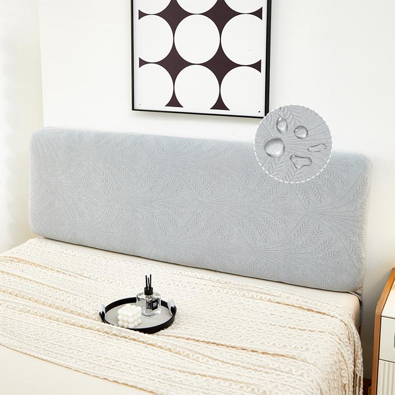 Stretch Bed Headboard Cover Elastic All-inclusive Bed Head Cover Jacquard Headboard Cover Dustproof Bedroom Bedhead Cover