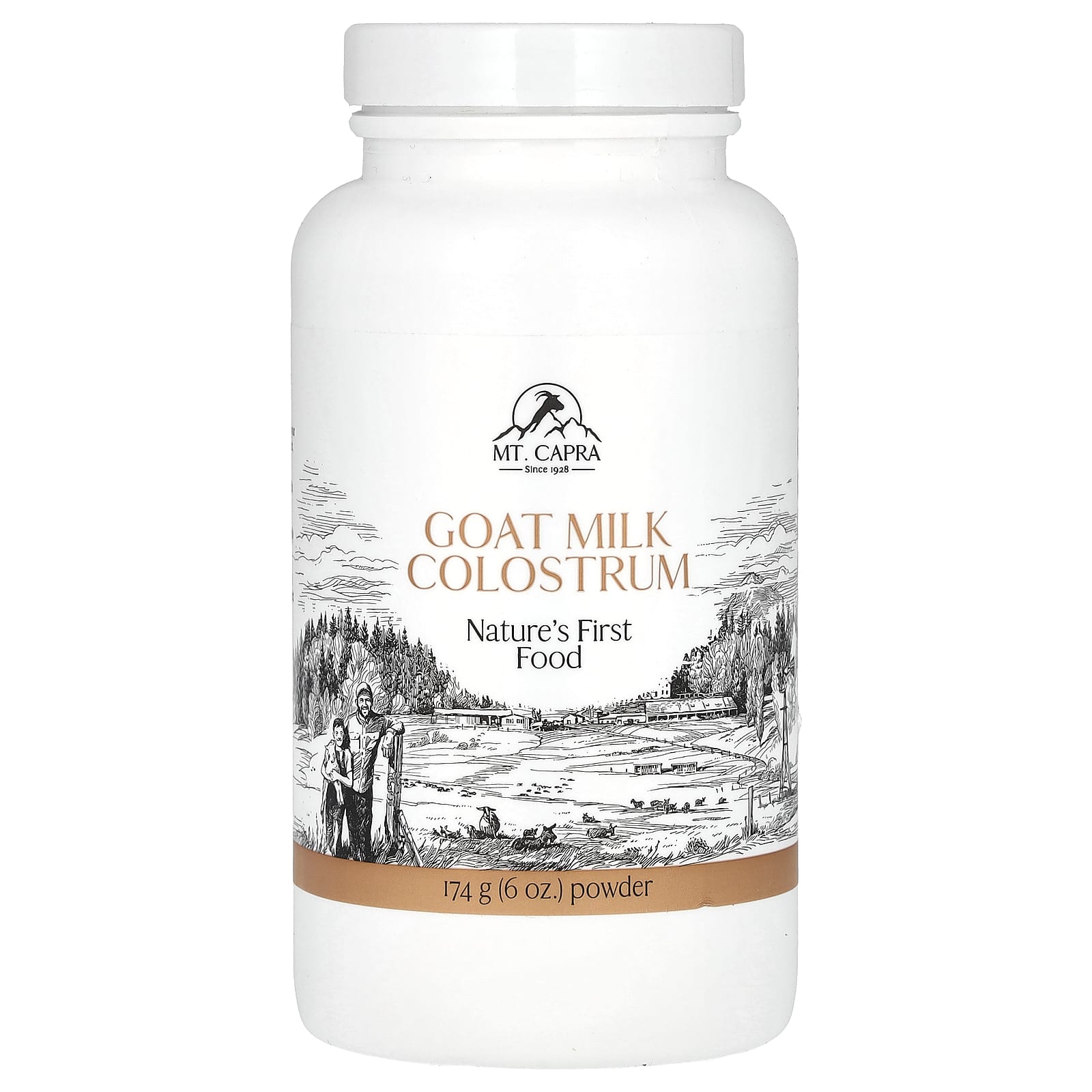 

Mt. Capra, Goat Milk Colostrum Powder, 174G(6Oz)