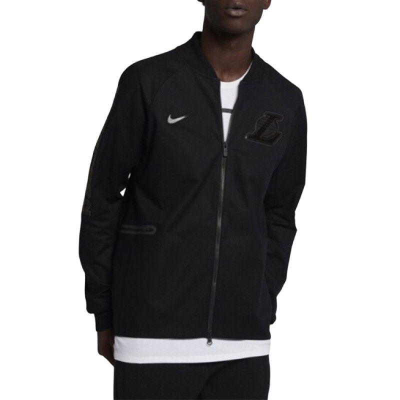 Nike НБА Лос-Анджелес Лейкерс Баскетбольная куртка на молнии Мужская куртка 860809-010 M
