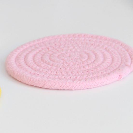 Cup Mat Protective No Insulation Odor Cotton Dining Rope Kitchen Room Place Mat Home