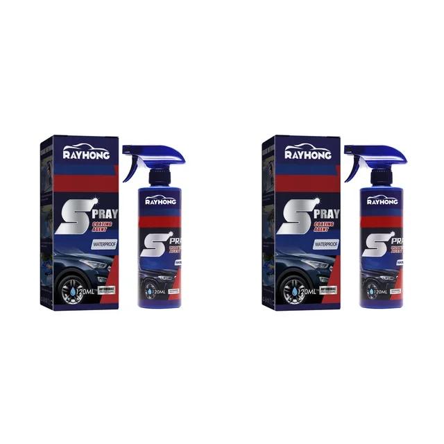 5PC Coating Renewal Agent 3 In 1 Ceramic Car Coating Spray Plastic Parts Refurbish Agent Fast-Acting Spray Waterless Wash Amagi