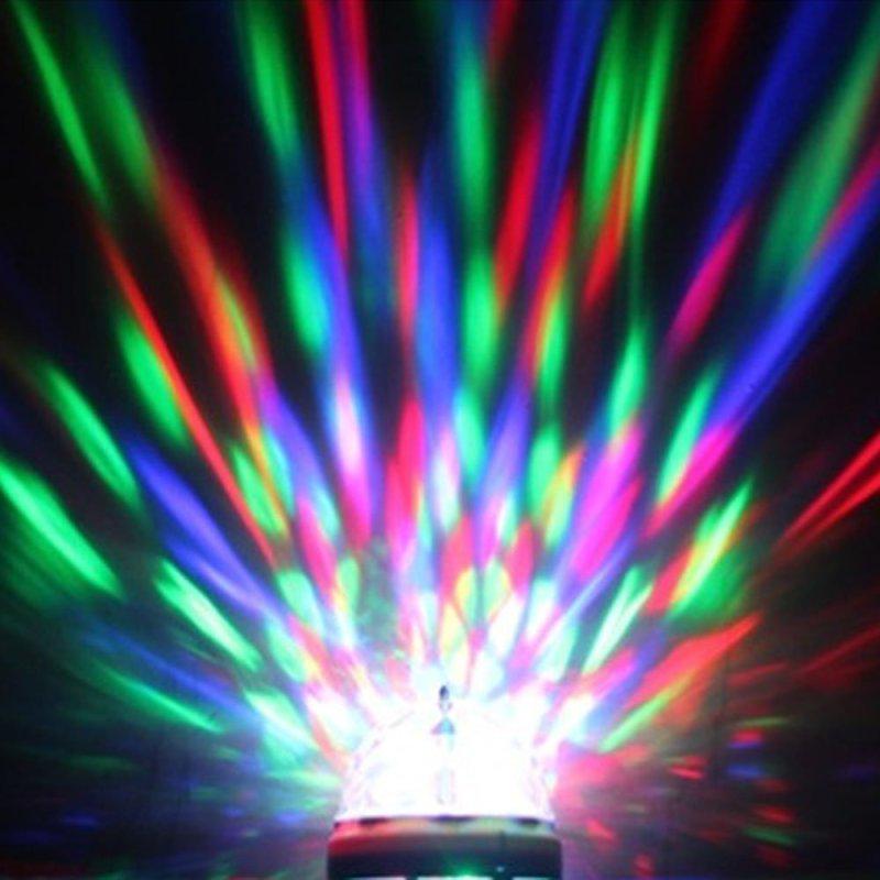 Heiß! Onedayshop® RGB Kristallkugel-Effektleuchte E27 LED-Drehfunktion für Bühnenbeleuchtung für Disco-DJ-Partys