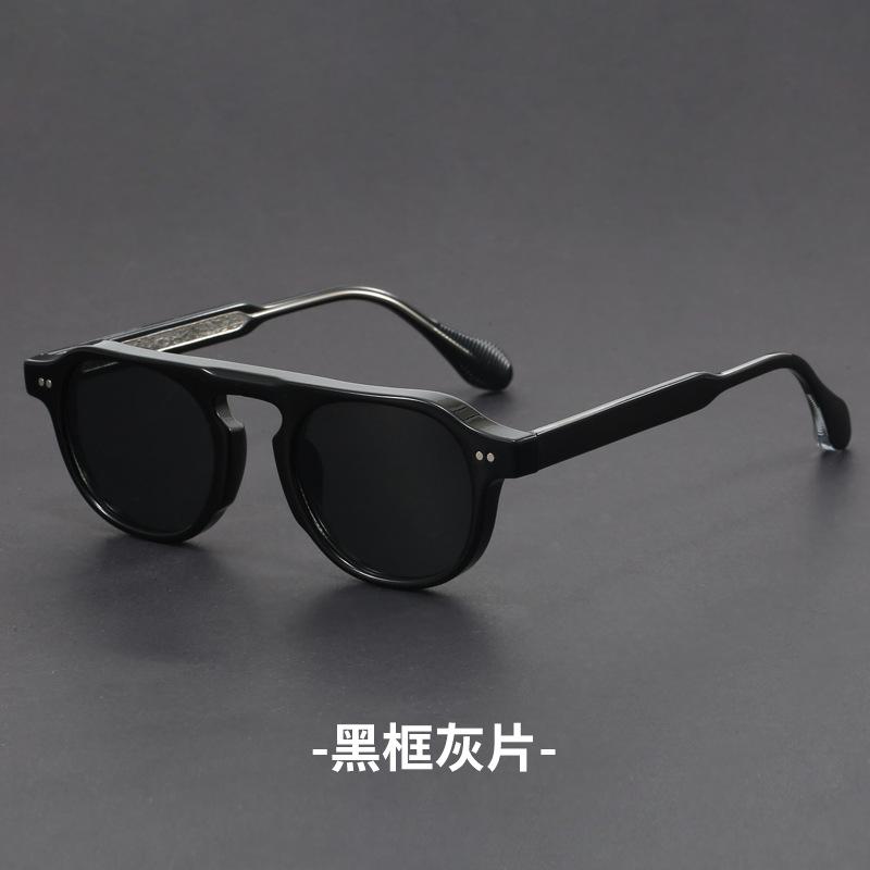 New Retro Punk Men Polarized Sunglasses Women Vintage Round Glasses in Trend Luxury Design UV400 Sun Shades For Fishing Driving