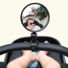 Wide Angle Stroller Rearview Mirror Shatterproof Universal Wide Angle Convex  E-Bike