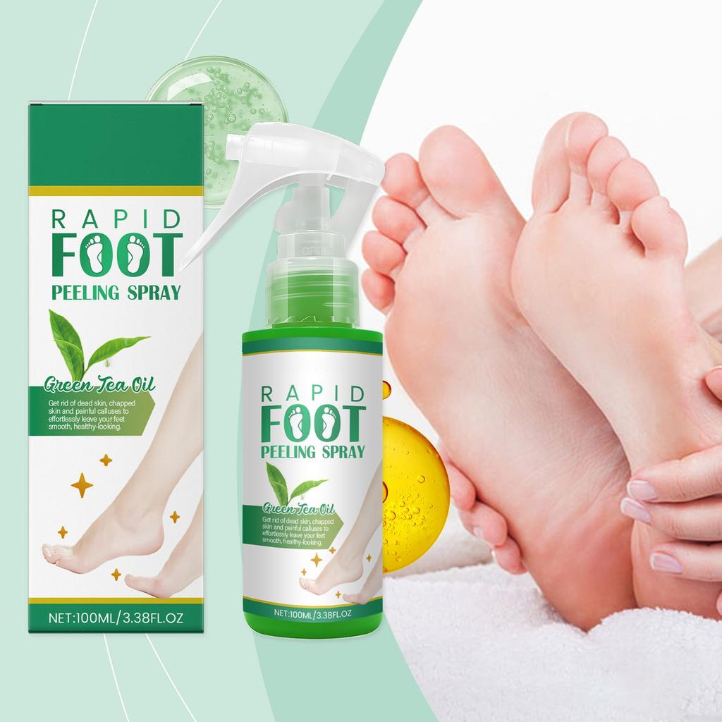 Foot And Exfoliating Spray Synergistically Softens, Moisturizes, Repairs, And Does Not Irritate Exfoliation 100ml