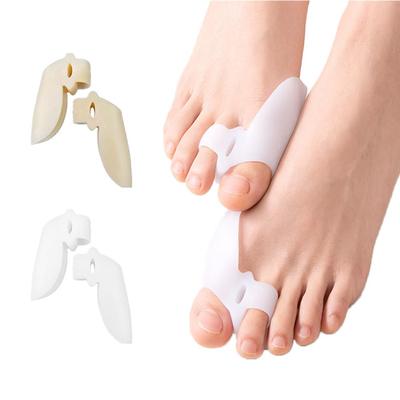2 Pairs Toe Separators Toe Spacers Bunion Corrector Silicone Orthotics Bunion Relief for Bunion