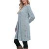 Jumper For Women Long Sleeve Ladies Button Tunic With Pockets