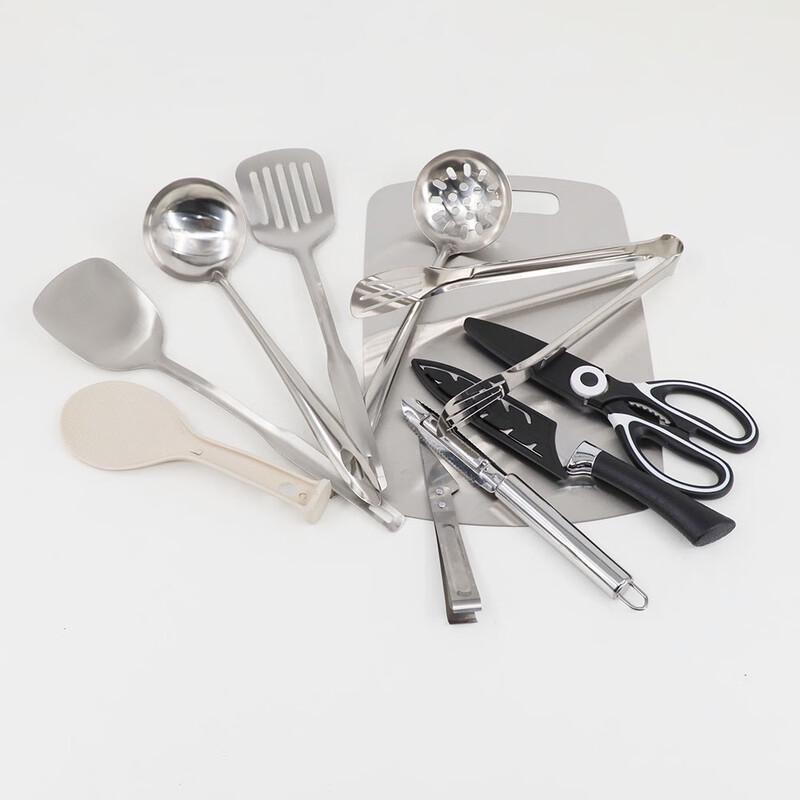 Portable Stainless Steel Camping Cookware Set