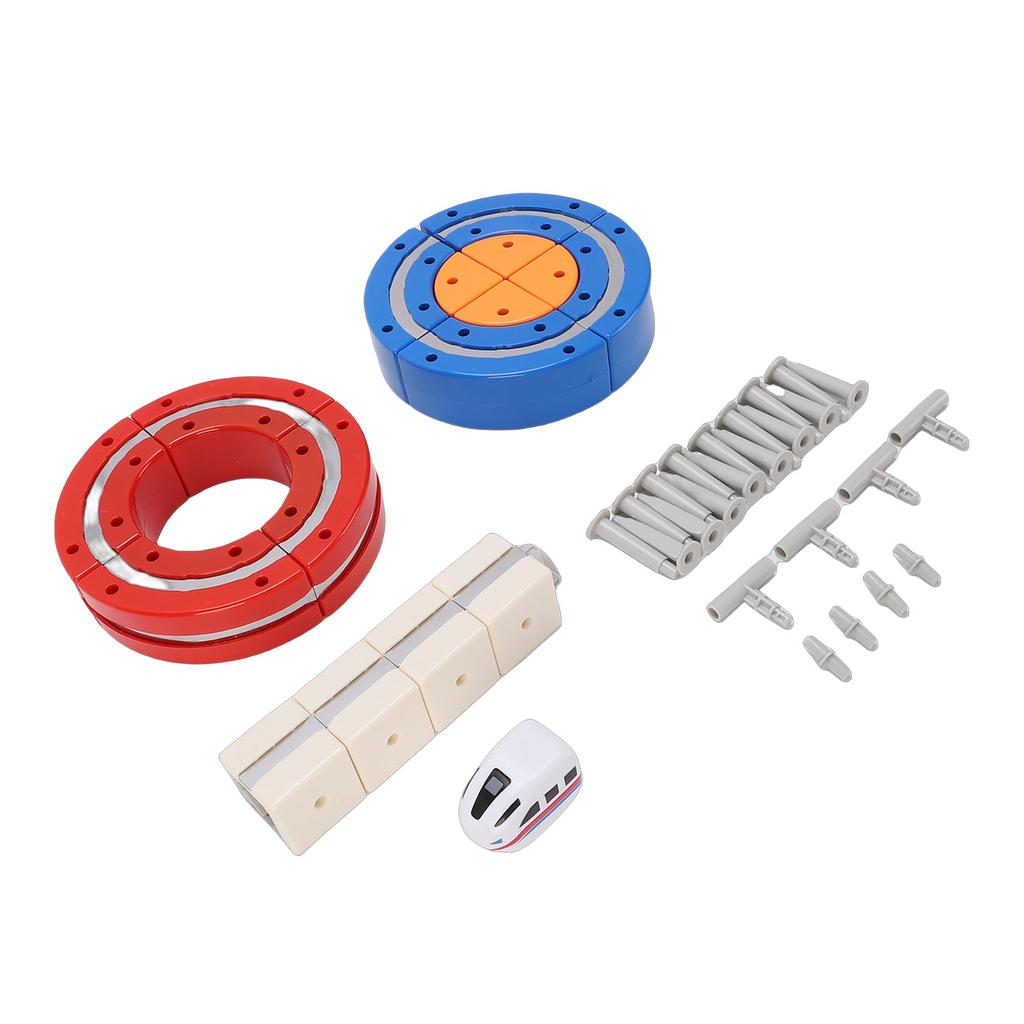 DIY Electric Anti Gravity Train Tracks Playset Toy for Kids Educational Building Blocks Rail Track Toy Set