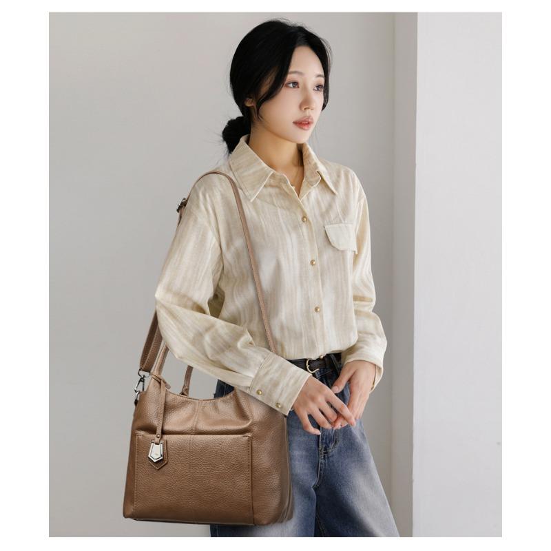 Casual Retro Women's Shoulder Bag Fashion Handbag Women's Crossbody Bag Multi Pocket Casual Shoulder Bag Fashion Women's Handbag