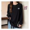 Navava Loose FiT Rib Long Sleeve Round Neck T shirT nT1440