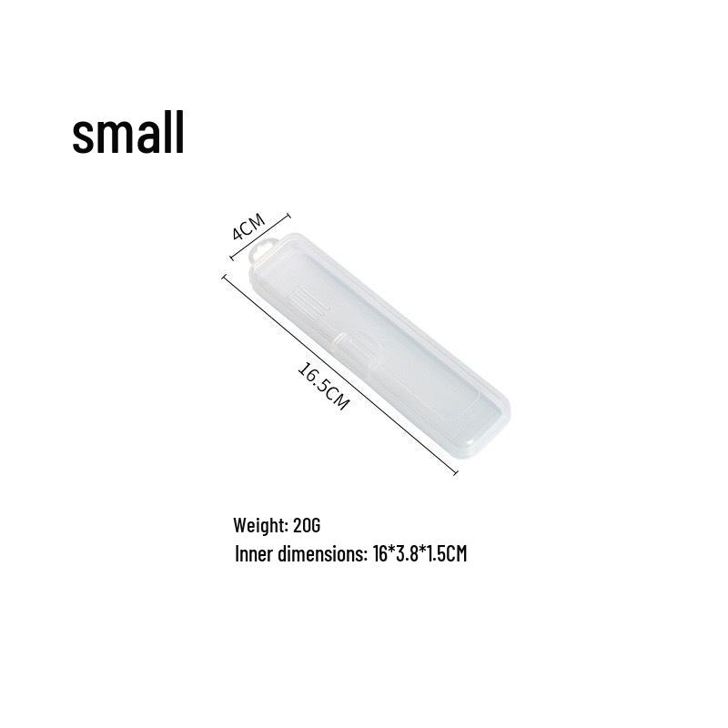 Portable Plastic Storage Box for Ear Picks, Stationery, Cosmetics, Cutlery, Toiletries - Dustproof & Breathable