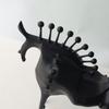 Decor Figurines Abstraction Horseradish Horse Figurine Metal Handicraft  Miniatures Artificial Animal Sculpture Home Decoration