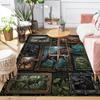 Dinosaur Collection Pattern Rug Floor Mat for Living Room or Bedroom Soft and Comfortable Carpet a Gift for Birthday and Holiday.