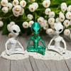 Meditation Alien Staty, 3D-printad Alien Yoga Meditationsprydnad, Halloween Dekoration Rum Utrymme Kul Stresslindrande Dekoration