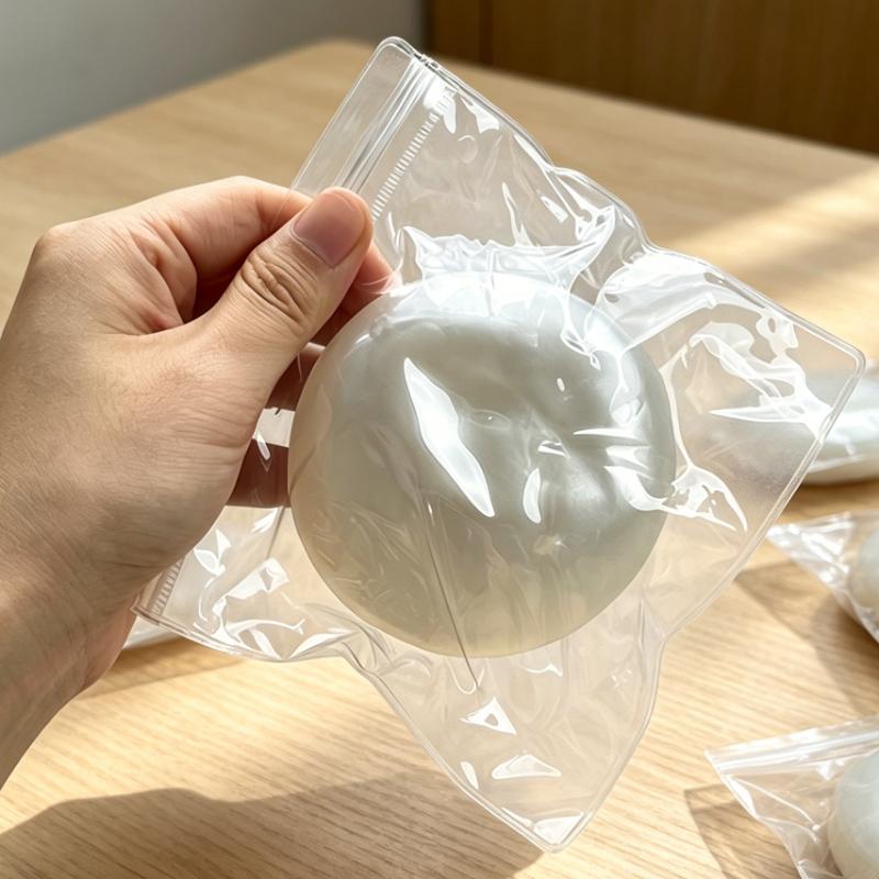 Moldable Squishy Pearl Coconut Oil Squeeze Toys Moldable Stress Ball Squishy Toy Slow Rising Decompression Sensory Toy For Adult
