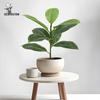 Artificial Rubber Tree: High-End Indoor Decor for Living Room - Large Bionic Plant