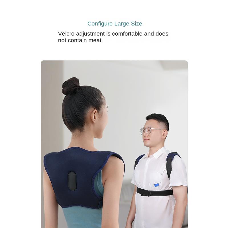 Back Hump Corrector, High-frequency Vibration Male And Female Adult Posture Strap,posture Correction Scoliosis Massage Back Belt