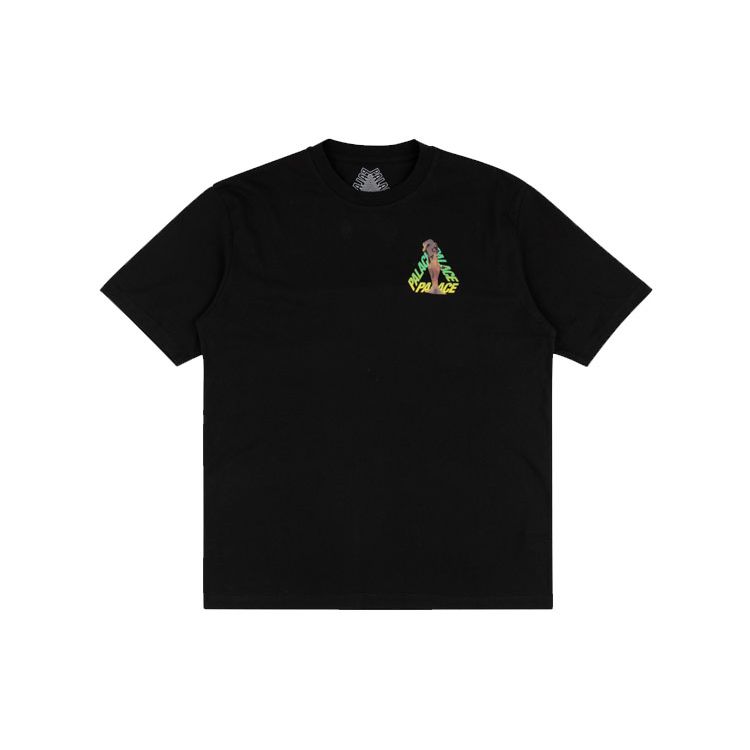 Palace Rolls P3 Gradient Triangle Print Short Sleeve Tee Unisex Tops Black P17TS131T