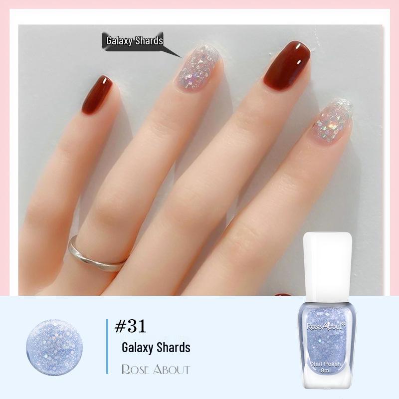 Aurora Nude Water-Based Peelable Nail Polish - Summer Long-Lasting, Eco-Friendly, Odorless, No-Bake, Free Shipping