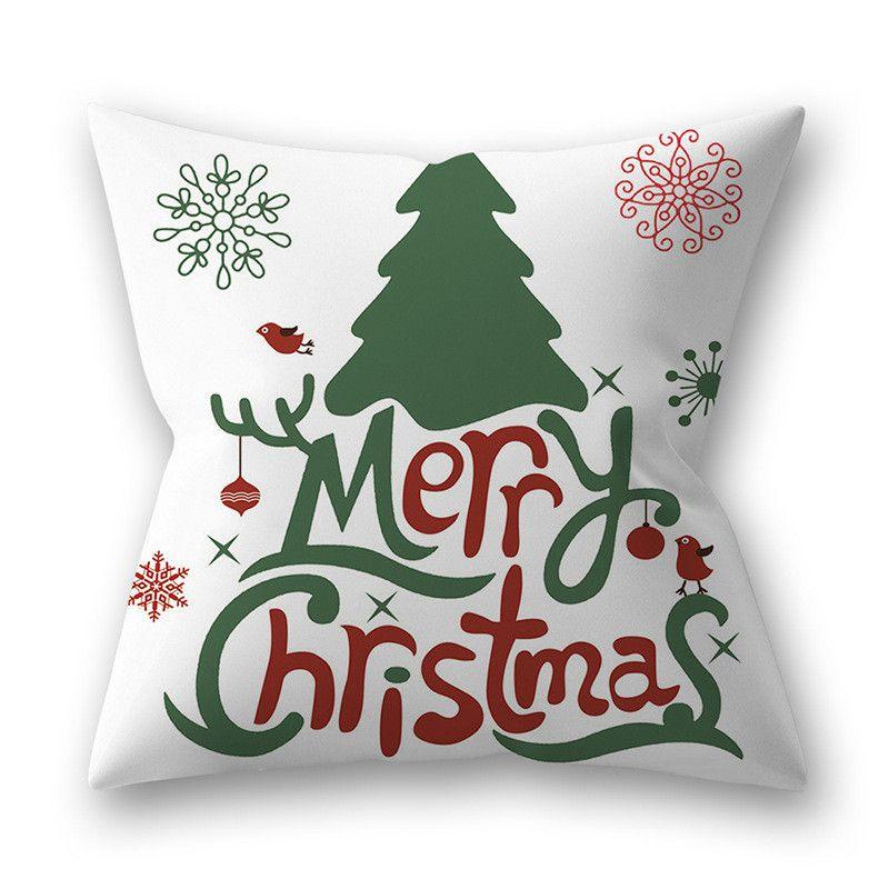 Vibrant Christmas Themed Decorative Cushion Cover For Festive Home Decor 18x18