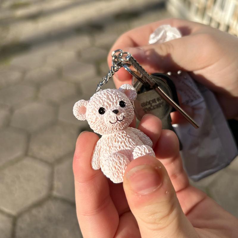 Cartoon Resin Bear Doll Women Men Cute Anime On Bag Car Trinket Jewelry Wedding Party Girls Gift Bag Charm