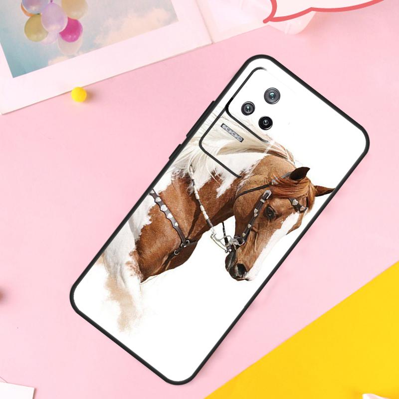 Horse Pony Painted Case For Xiaomi 13 14 Ultra 12 Lite 11T 12T 13T Pro POCO M6 Pro X6 X5 X3 F3 F5 M5s Cover