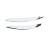 4 Pcs Front Fog Light Grille Trim Eyelid Eyebrow Wind Knife Strip Replacement for  ‑  C‑Class W206  06