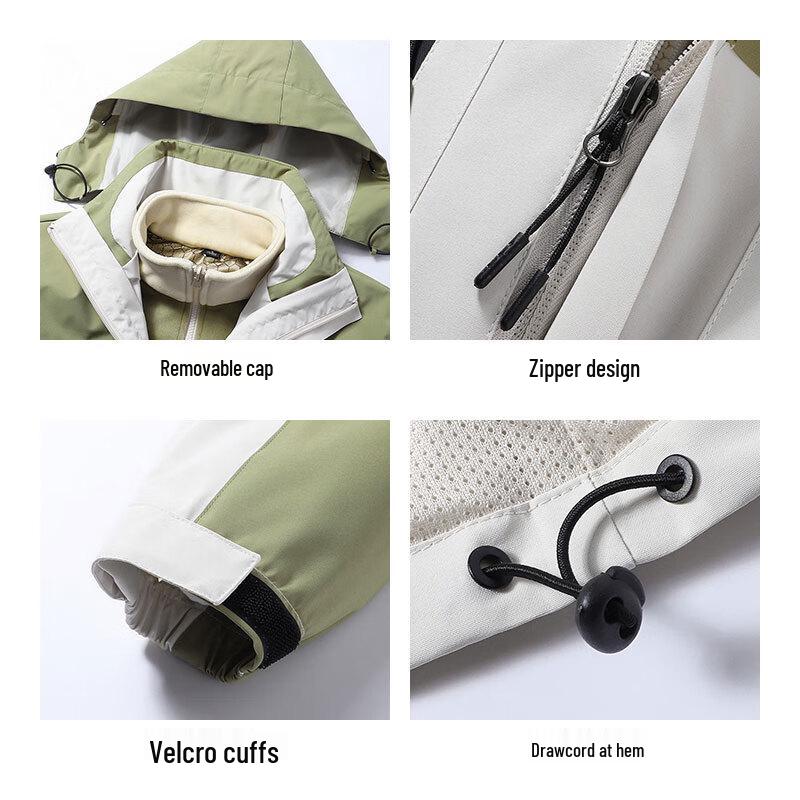 Jeep Men's 3-in-1 Windproof Warm Hooded Jacket