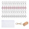 Guardian Angel Pendants, Pack Of 24 Wedding Favours, Guest Gifts, Guardian Angel With Organza Bag, Kraft Paper Tags For Wedding