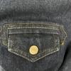 D&G Indigone Denim Gold Hardware Italian Made Trench Coat Coat S IndigoUsed