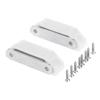 DRELD 4Pcs Magnetic Door Catches Furniture Fittings Kitchen Cupboard Wardrobe Magnetic Cabinet Latch Catches with Screws 59*16MM