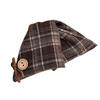 Korean-Style Ins Bow Plaid Hair Clip For Women Large Vintage Hair Clip For Back-Of-Head Updo Shark Clip