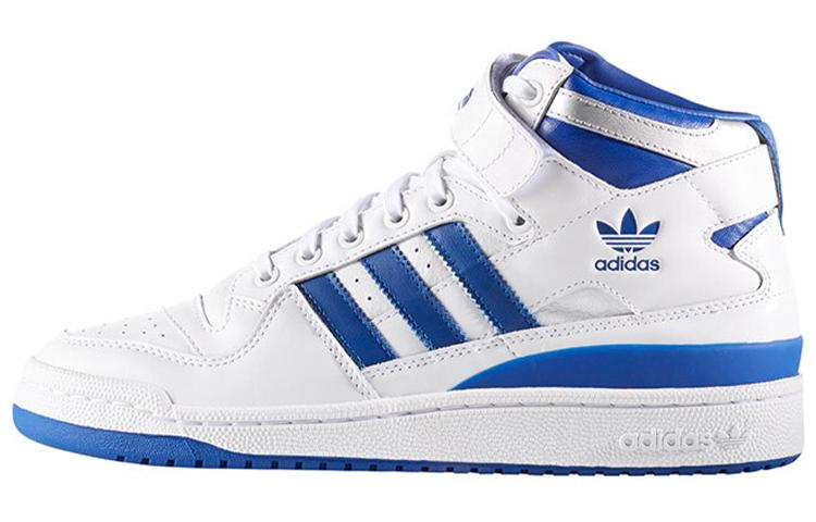 Adidas Forum Mid Refined  White Navy  F37830 42