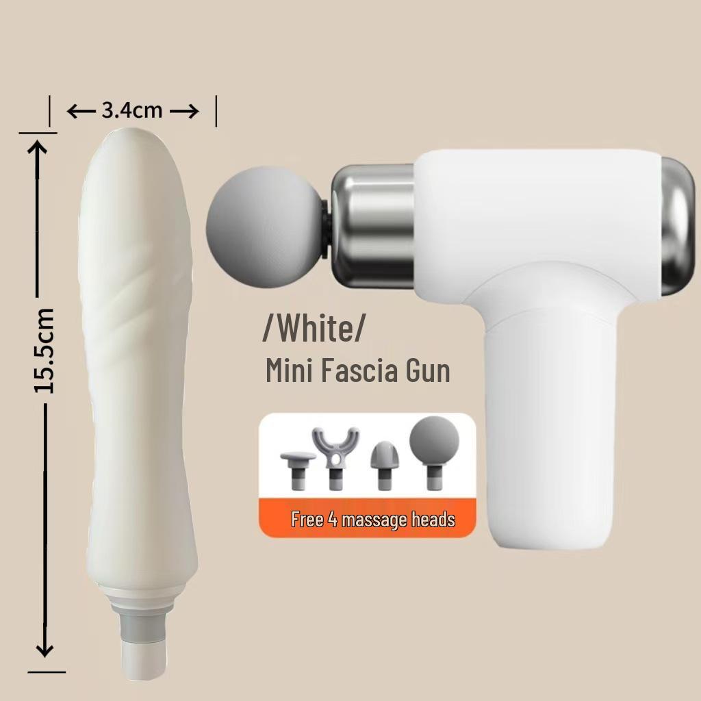 Wielofunkcyjny silikonowy adapter głowicy masującej do pistoletu do masażu tkanek głębokich - Cichy i kreatywny design