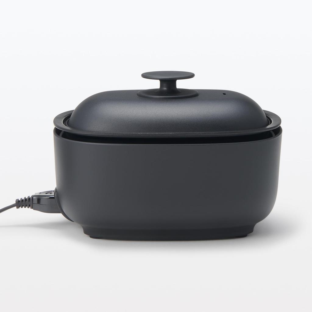 MUJI Deep Hot Plate Black LA1PJA3A MJ-HPFK2