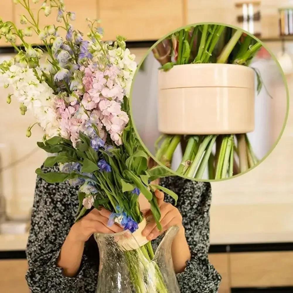 Bouquet Twister Flower Plastic DIY Arrangement Holder Spiral Ikebana Stem Holder Bouquet Floral Arranger Flower Arranging Tools