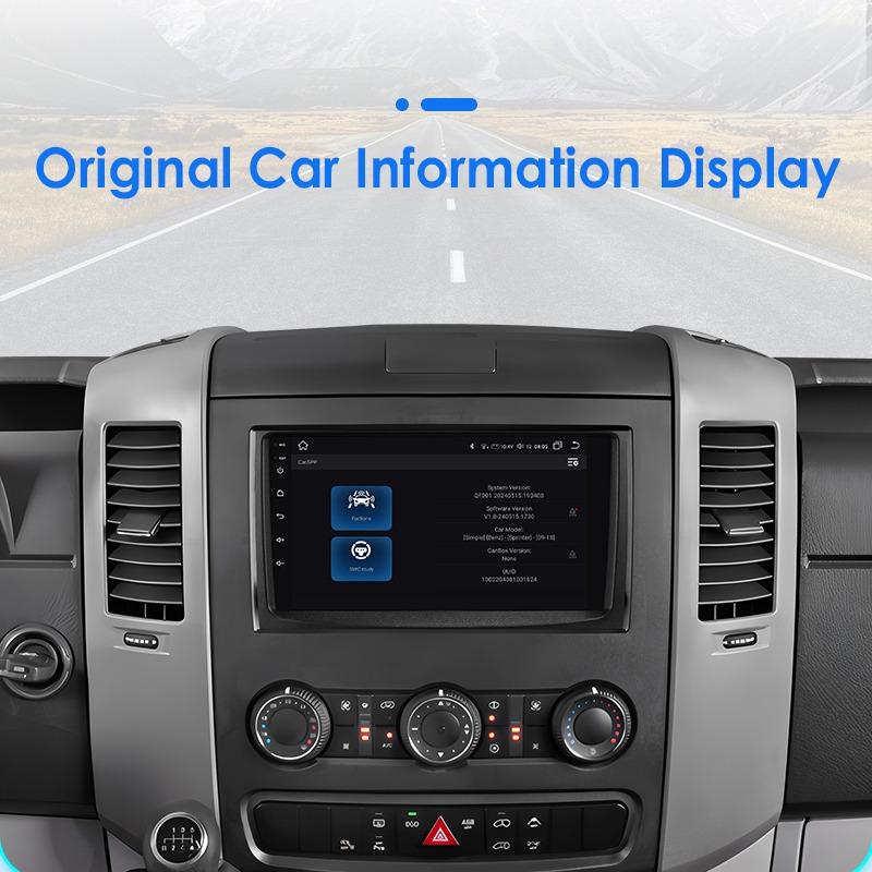 OSSURET Car Radio for Benz Sprinter Volkswagen Crafter 2006 - 2016 Wireless Carplay Android Auto Multimedia GPS Autoradio 360 Cam SWC BT