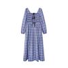 NEWOPEN 2025 Early Spring French Retro Striped Waist-Hugging Dress C3617