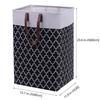 Foldable Cotton Linen Laundry Toy Storage Basket - Waterproof, Large Capacity