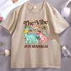 The Vibe Is In Shambles Tshirt Funny Dinosaur Graphic Tees Cute Unisextal Health Tee Casual Round Neck Printed Tshirts Clothing