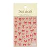 Redanco 5D Seashell & Red Bow 3D Embossed Nail Art Stickers - HE1566