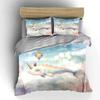"Fantasy Fish Balloon Decor Set" Soft Comfortable Duvet Cover Bedding Set Included 1*Duvet Cover & 2*Pillowcases Gift