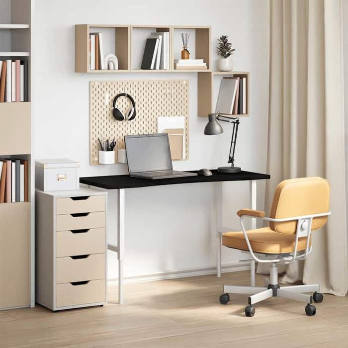 VidaXL Dark Brown Solid Oak Wood Rectangular Desk Top, Kitchen Worktop, Worktop 4009034